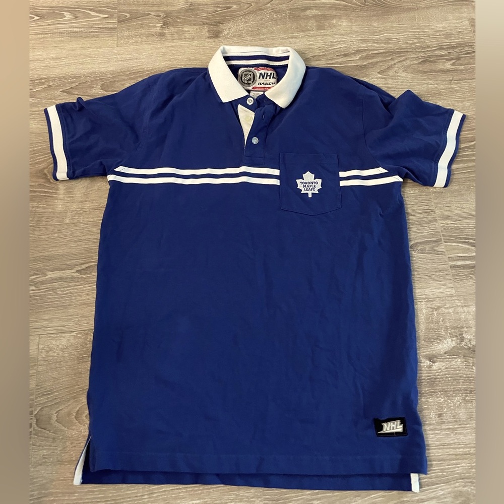 Vintage NHL Toronto Maple Leafs Polo Shirt - Size M